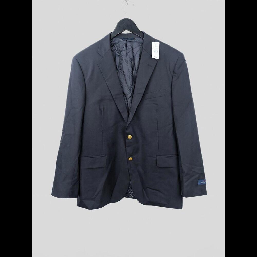 NWT $748 BROOKS BROTHERS x VBC Men's Sz US 44R Navy Classic Fit 2-Button Blazer